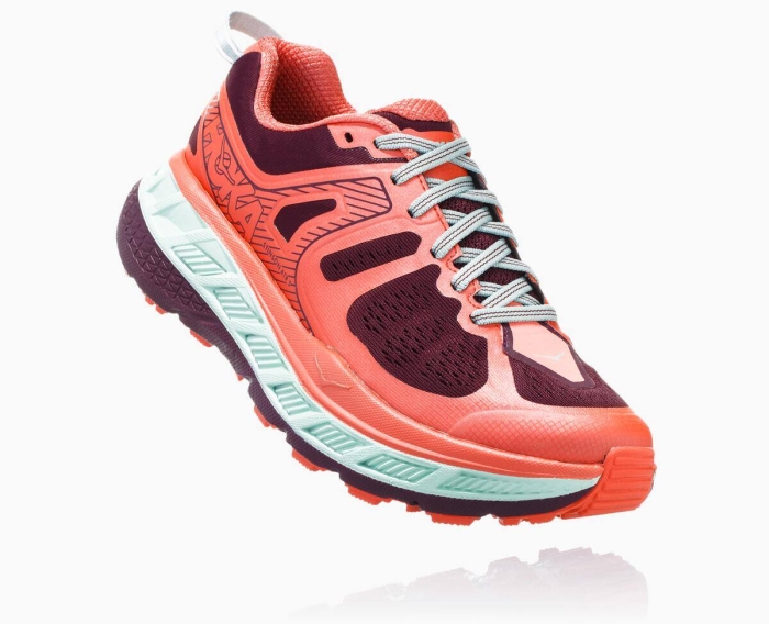 Hoka Tursko Outlet - HOKA ONE ONE Stinson ATR 5 Dame Korall [NO-92MHRF]